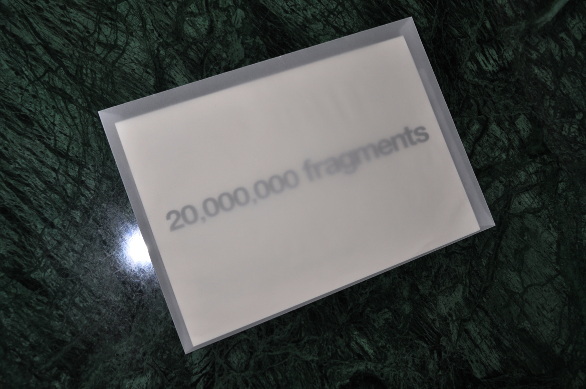 20,000,000 fragments Invitation